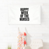 Banderoles semaine heureuse des infirmières (En situation)