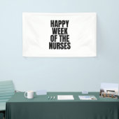 Banderoles semaine heureuse des infirmières (Salon professionnel)