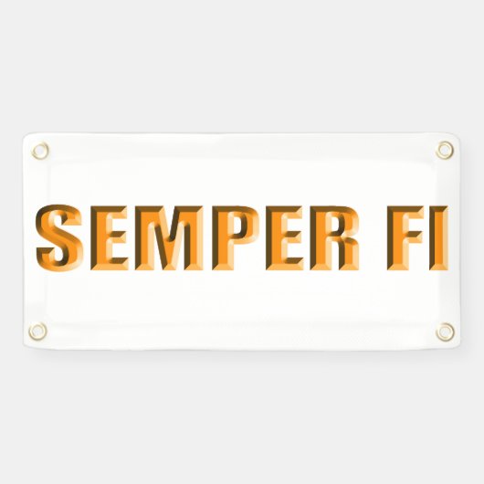 Banderoles Semper Fi (Horizontal)