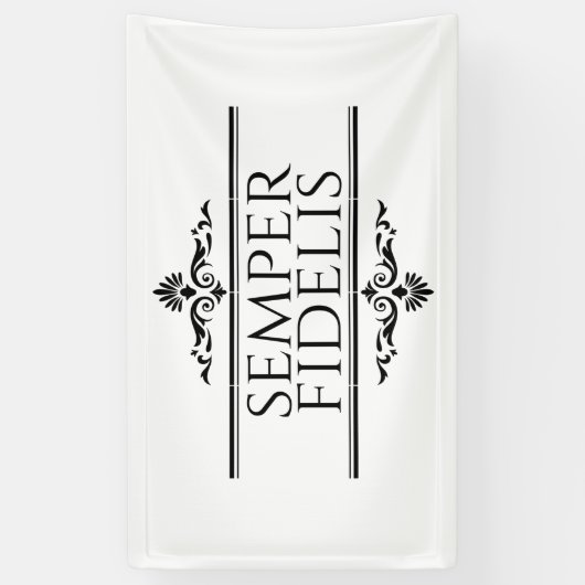 Banderoles Semper Fidelis (Vertical)