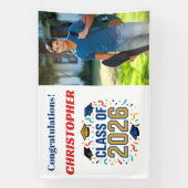 Banderoles Senior Graduation Class of 2026 (Verticale)