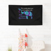 Banderoles Sensibilisation à la prévention du suicide Eléphan (En situation)