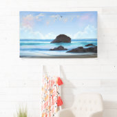 Banderoles Sérénité, nuages, beauté tranquille (En situation)