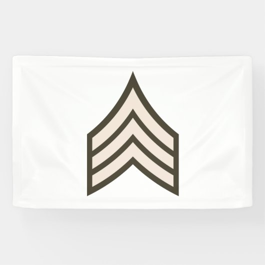 Banderoles Sergent d'armée (Horizontal)