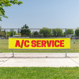 Banderoles Service de Climatisation Atelier Automobile Grand