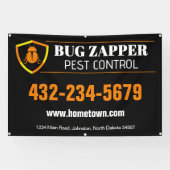 Banderoles Service de lutte antiparasitaire (Horizontal)