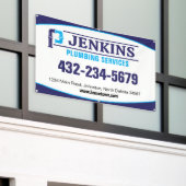 Banderoles Service de plomberie professionnel (Bâtiment extérieur)