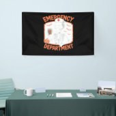 Banderoles Service d'urgence Funny Halloween Nurse Essenti (Salon professionnel)