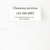 Banderoles Services de nettoyage ajouter l'adresse e-mail du (Insitu)