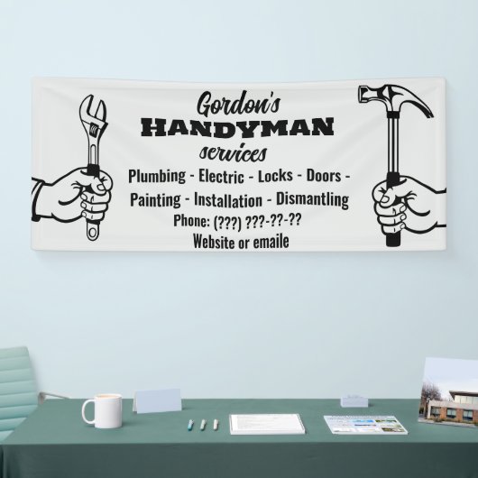 Banderoles Services Handyman (Salon professionnel)
