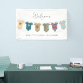 Banderoles Sesame Pals Bodysues Baby shower Bienvenue (Salon professionnel)