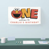 Banderoles Sesame Street | Elmo - First Birthday Banner (Salon professionnel)
