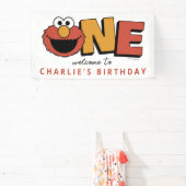 Banderoles Sesame Street | Elmo - First Birthday Banner (Insitu)