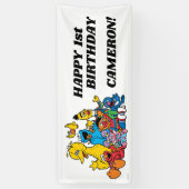 Banderoles Sesame Street Pals 1er anniversaire (Vertical)