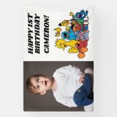 Banderoles Sesame Street Pals 1er anniversaire (Verticale)