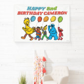 Banderoles Sesame Street Pals Balloons Anniversaire (Insitu)
