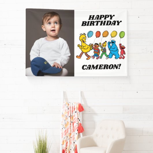 Banderoles Sesame Street Pals Balloons Anniversaire (Insitu)