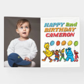 Banderoles Sesame Street Pals Balloons Anniversaire (Horizontal)
