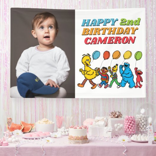 Banderoles Sesame Street Pals Balloons Anniversaire (Fête)