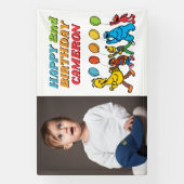 Banderoles Sesame Street Pals Balloons Anniversaire (Verticale)