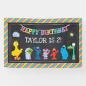 Banderoles Sesame Street Pals Chalkboard Arc-en-ciel Interdic (Horizontal)