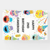 Banderoles Sesame Street Pals Confetti Anniversaire (Horizontal)