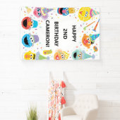 Banderoles Sesame Street Pals Confetti Anniversaire (Insitu)