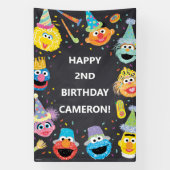 Banderoles Sesame Street Pals Confetti Anniversaire (Verticale)