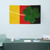 Banderoles Shamrock du drapeau irlandais allemand Clover St P (Salon professionnel)