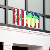Banderoles Shamrock du drapeau irlandais américain Clover St. (Bâtiment extérieur)
