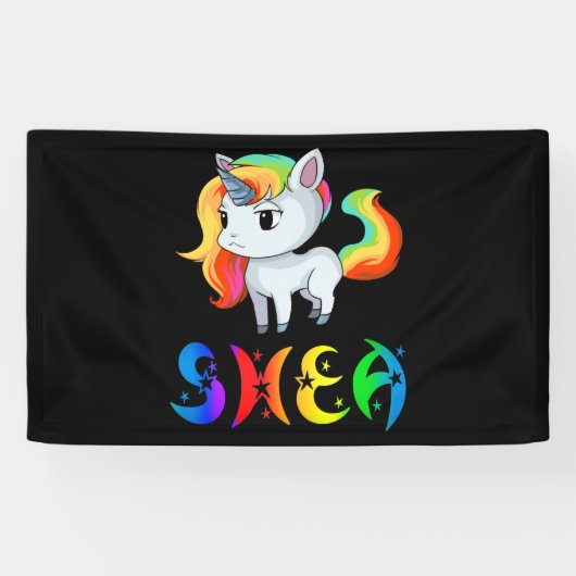 Banderoles Shea Unicorn (Horizontal)