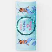 Banderoles Shell-ebrate ! mermaid thème (Vertical)