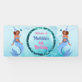 Banderoles Shell-ebrate ! mermaid thème (Horizontal)