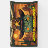 Banderoles Sheriff Spike-Cactus Character (Vertical)