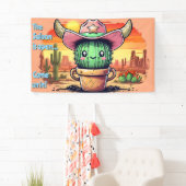 Banderoles Sheriff Spike-Cottoncandy Cactus Character (En situation)