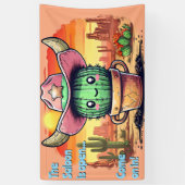 Banderoles Sheriff Spike-Cottoncandy Cactus Character (Vertical)