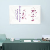 Banderoles She's a catch champagne bottle bachelorette weeken (Salon professionnel)