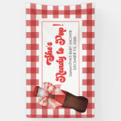 Banderoles She's Ready to Pop Baby Shower  (Vertical)