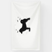 Banderoles Shiba Inu Chien - Halloween Lune Silhouette Oversi (Vertical)