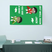 Banderoles Sick Boy Super Hero Se Bien (Salon professionnel)