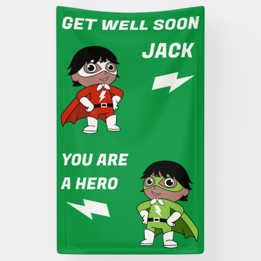 Banderoles Sick Boy Super Hero Se Bien (Vertical)