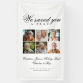 Banderoles Siège réservé - 6 Mariage photo (Vertical)