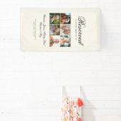 Banderoles Siège réservé - 6 Photo Mariage commémoratif Beige (Insitu)