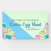 Banderoles Signal de chasse aux oeufs de Pâques sur mesure hé (Horizontal)