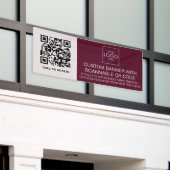 Banderoles Signalisation D'Événement Extérieur Avec Code QR (Bâtiment extérieur)