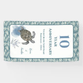 Banderoles Signe d'anniversaire de l'élégante décoration des  (Horizontal)