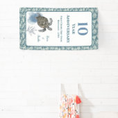 Banderoles Signe d'anniversaire de l'élégante décoration des  (Insitu)