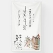 Banderoles Signe de bienvenue pour la fête de fiançailles Flo (Vertical)