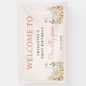 Banderoles SIGNE DE LA PREMIÈRE FEMME D'ANNIVERSAIRE D'UNE Oi (Vertical)