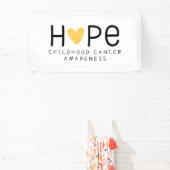 Banderoles signe de l'espoir du cancer de l'enfance (Insitu)